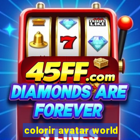 colorir avatar world